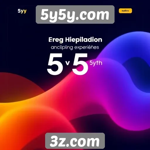 Experiência do usuário no design do site 5y5y.com